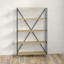 Bradbury 195cm H Iron Etagere Bookcase-178544710-142463577