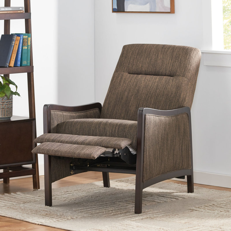 Fauteuil inclinable manuel standard de 26,75 po de largeur, Polyester à 100 % de couleur brune