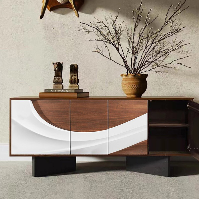 Retro Style Entryway Cabinet