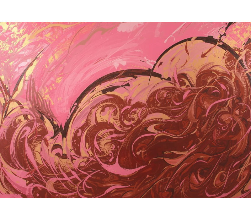 Hache rose
