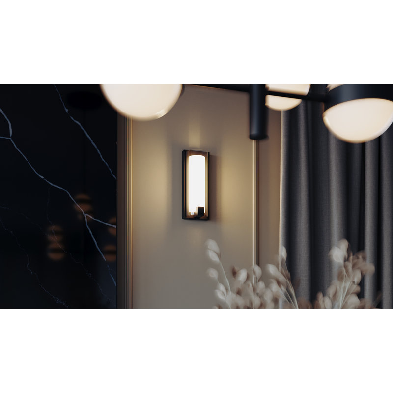 Mesa - LED Sconce - Black, Black