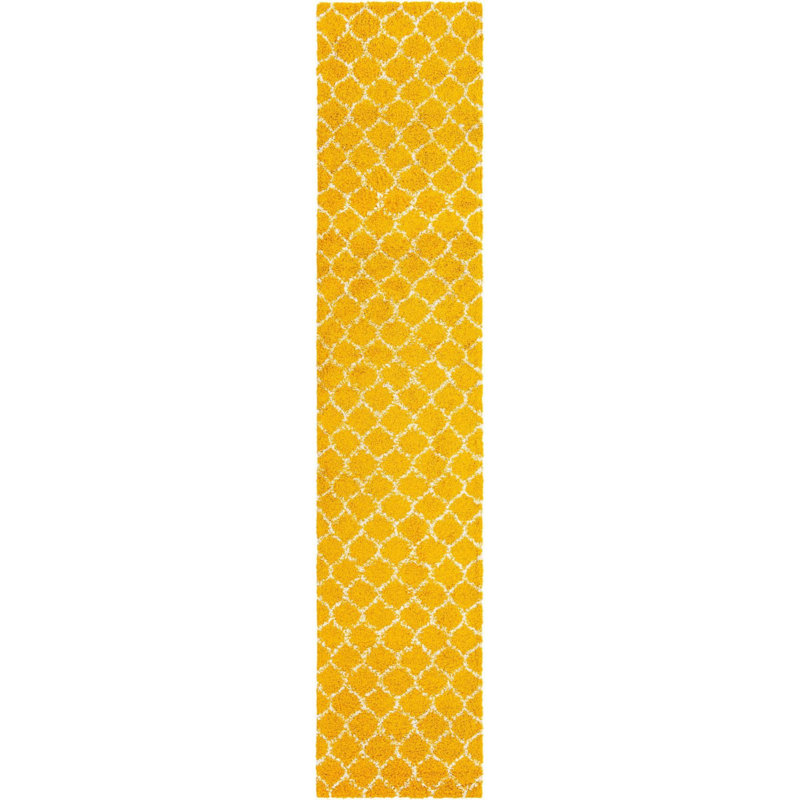 Denerio Geometric Indoor Rug, Runner 3'3" x 5'