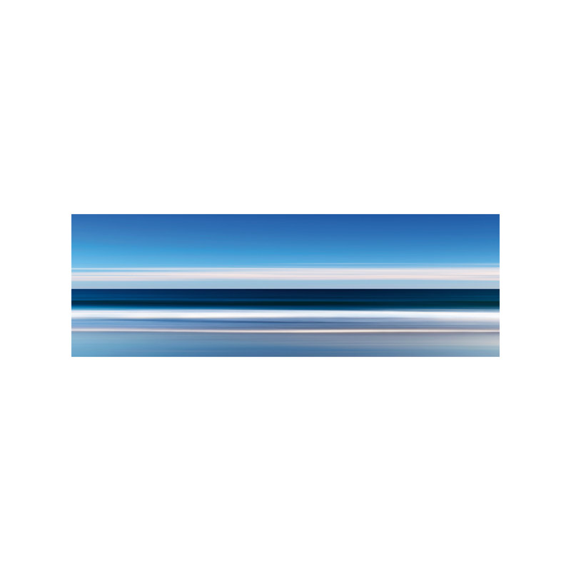 Lucy Vincent Waves by Katherine Gendreau - Wrapped Canvas Panoramic Print, 30.48 cm H x 91.44 cm W x 1.91 cm D