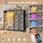 49.2" Dresser with Hanging Rack, 6 Fabric Drawers, LED Lights & Charging Station-1542323189