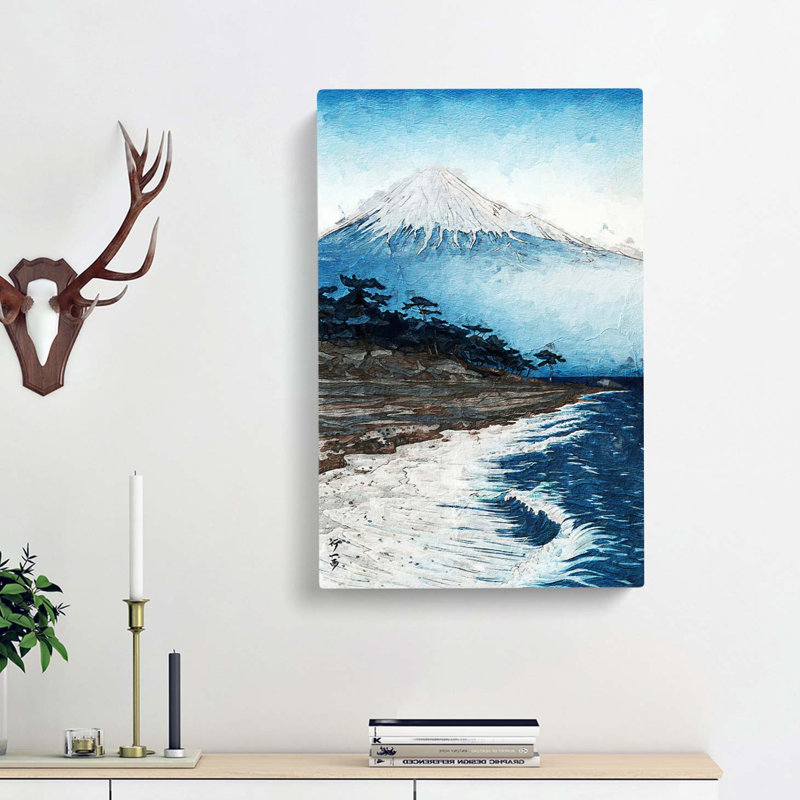 View Of Mt. Fuji by Tsuchiya Koitsu - Wrapped Canvas Painting, 50cm H x 35cm W x 3cm D