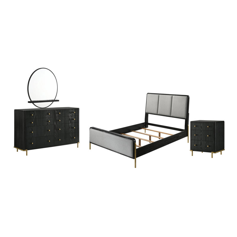 Ensemble de chambre à coucher 4 pièces Ferdows, Grand