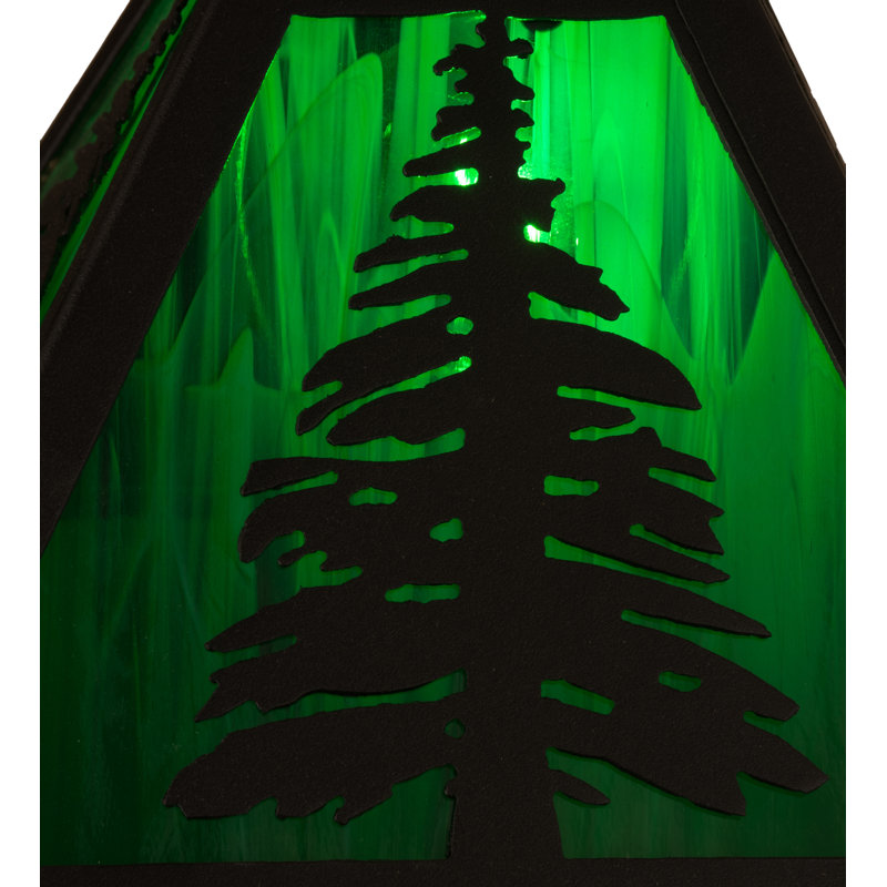 Rustic Lodge Metal Novelty Lamp