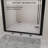 Semi-Frameless Pivot Shower Door Matte Black