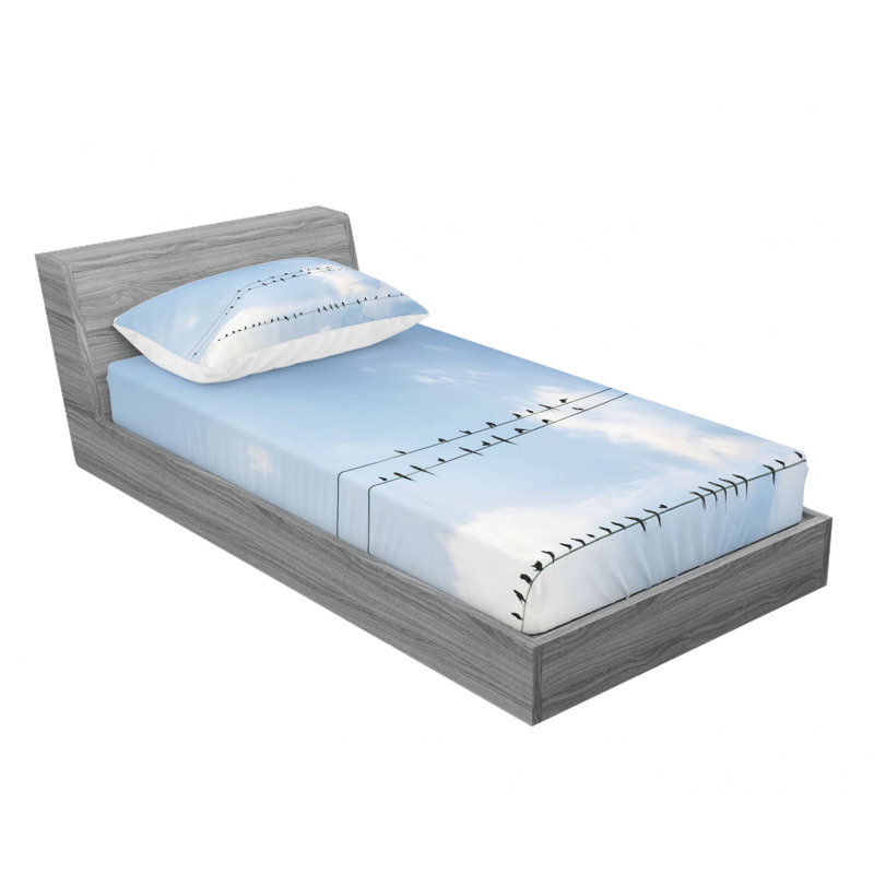 Ensemble de draps sittingon relaxing dégradé, Ensemble de draps pour lit simple TG avec drap-hou