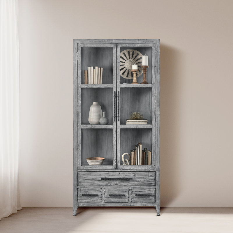 Simon Tall Cabinet By Classic Home, Antique Blue