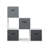 Jane 6 Box Staircase Shelf with 4 Baskets