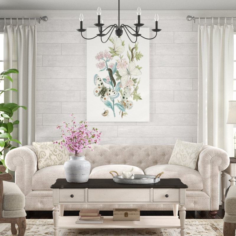 British Butterflies III - Painting Print, 122cm H x 81cm W, Wrapped Canvas