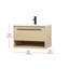 Roman 30'' Single Bathroom Vanity with Engineered Marble Top-1468829420