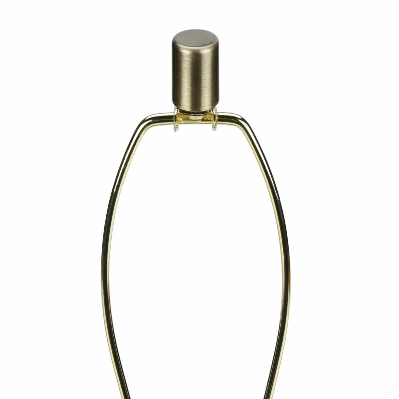 Lighting, H 27 po, lampe de table, céramique grise, abat-jour gris, Blanc, Gris
