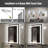 Adorna UL Certified Dimmable LED Bathroom Mirror with 3-Color Lighting, Anti-Fog & Sleek Black Frame-386109949