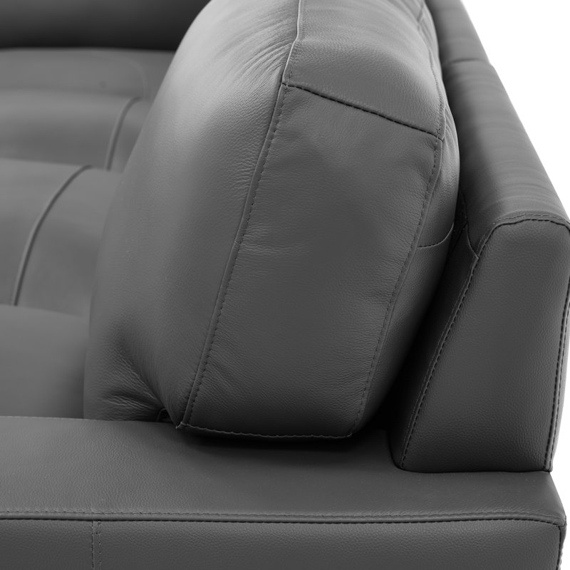 Gabriel 6 - Piece Genuine Leather Match Sectional, 33" H x 166.5" W x 111.5" D