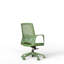 Chaise de bureau ergonomique en maille, supportant jusqu'à 159 kg (350 lb), avec accoudoirs intégrés, verte.-122307684-122307707-122307708