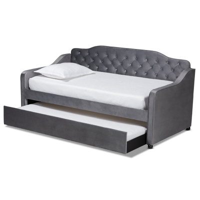 Rosdorf Park Whitnash Upholstered Daybed with Trundle & Reviews | Wayfair