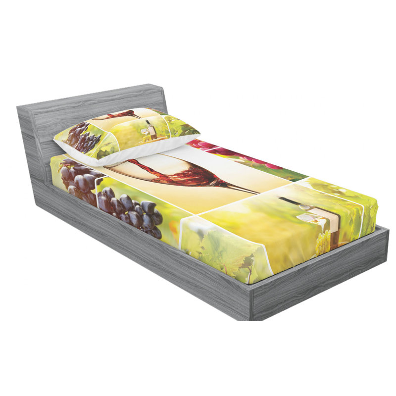 Microfiber Sheet Set, Twin XL Sheet Set with Fitted Sheet