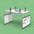 Luxor 39.25'' L x 60.25'' W Rectangle Manufactured Wood Science Table