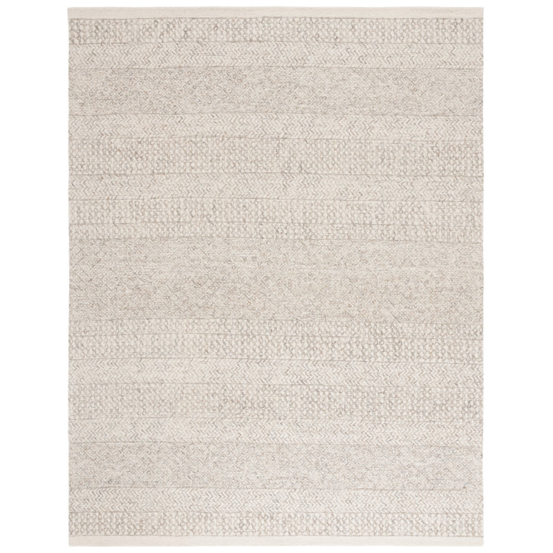 Metro Hand Tufted Wool Pile Geometric Rug, Rectangle 8' x 10'