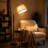 Modern Adjustable Arc Floor Lamp with Marble Base, Linen Shade & Pivoting Reading Light for Living Room, Bedroom & Reading Nook-892521040