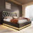 Upholstered Storage Bed With LED and Charging Outlets-1014061606-1022141208