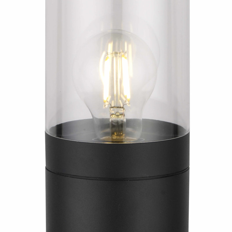 Avenlee Black Paint Metal Bollard Light