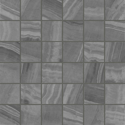 Gemma 12 in. x 12 in. Grid Glazed Porcelain Tile