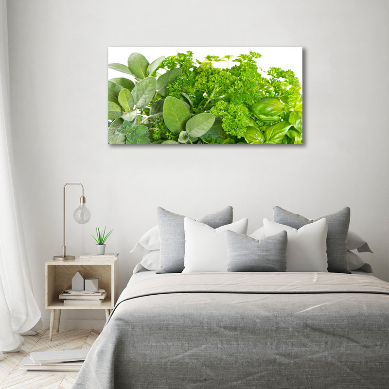 Herbs - No Frame Print on Glass, Canvas, 70cm H x 140cm W x 2cm D