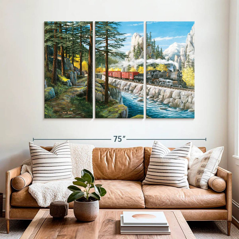 Mehar Rounding The Horn, 42" H x 65" W