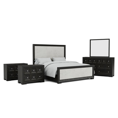 Ensemble de chambre à coucher 5 pièces Schell