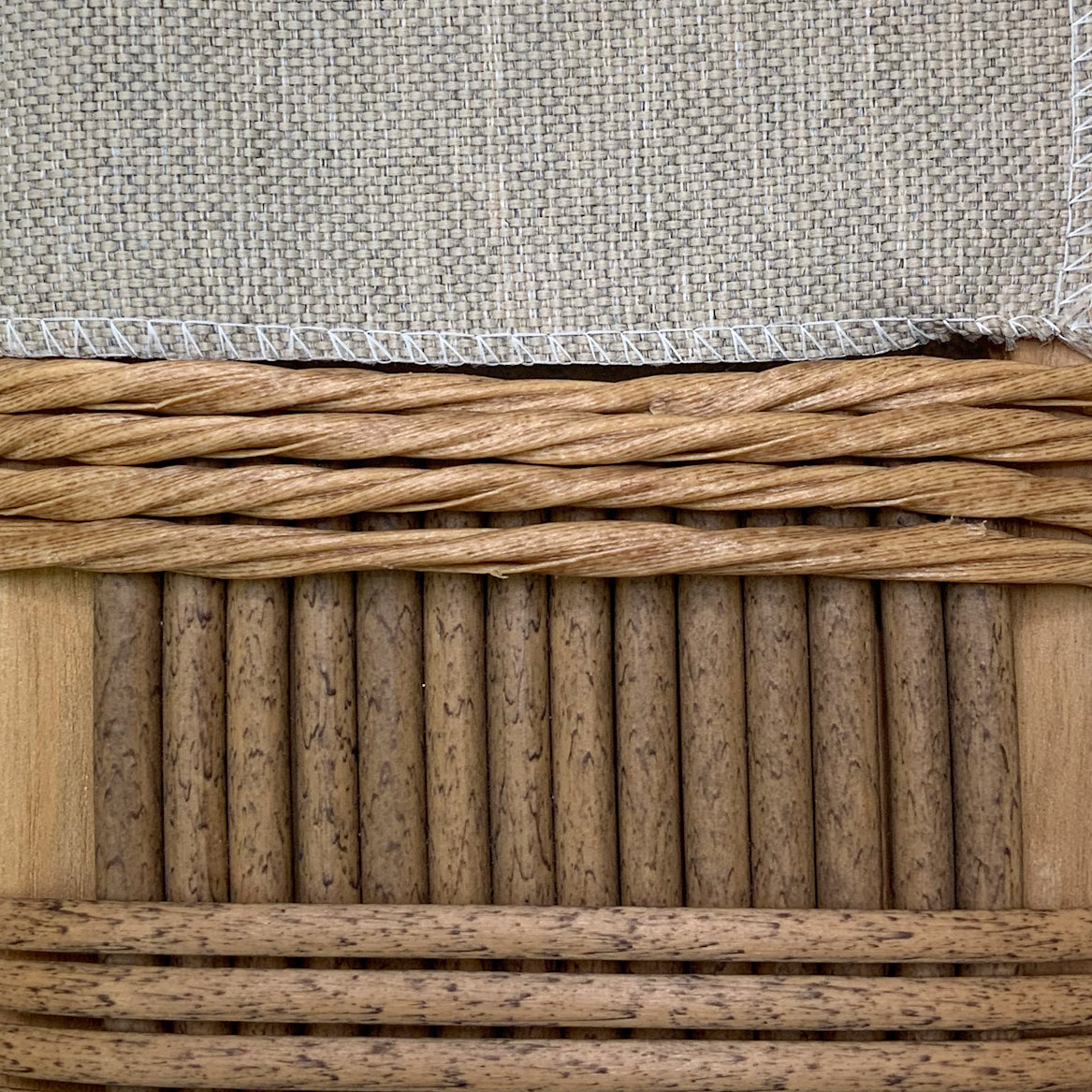 Anyston Teak Patio Lounge Chair, Natural Wicker