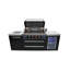 Mont Alpi 6-Burner 115000 BTU Black Stainless Steel Outdoor Kitchen Island BBQ Grill + Refrigerator