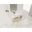 42 " Modern Design Float Bathroom Vanity With Ceramic Art Sink,  Flat Stone Slab And Small Storage Shelves,  Soft Closed Door,KD-Package-1390861624