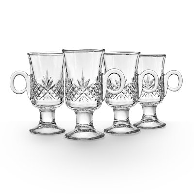 Dublin Crystal Footed Irish Coffee Mug 6oz