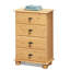 Farley Solid Wood 50cm W 4 - Drawer Chest of Drawers-16773267