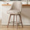 Tabouret de bar et de comptoir pivotant 26 po