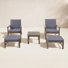 Channing Acacia 2 - Person Patio Conversation Set with Cushions