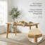 Table de salle à manger en bois massif au design minimaliste-1043898172