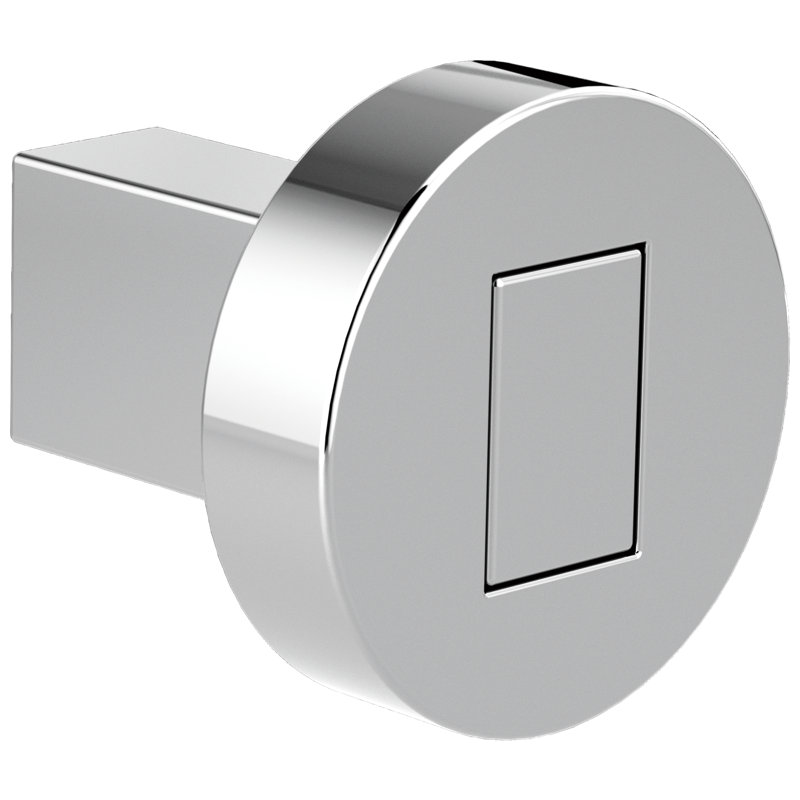 Litze® Drawer Knob, Polished Chrome
