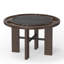 Table de salle à manger et de poker pliable de 48 po en noyer Georgio-2115581981