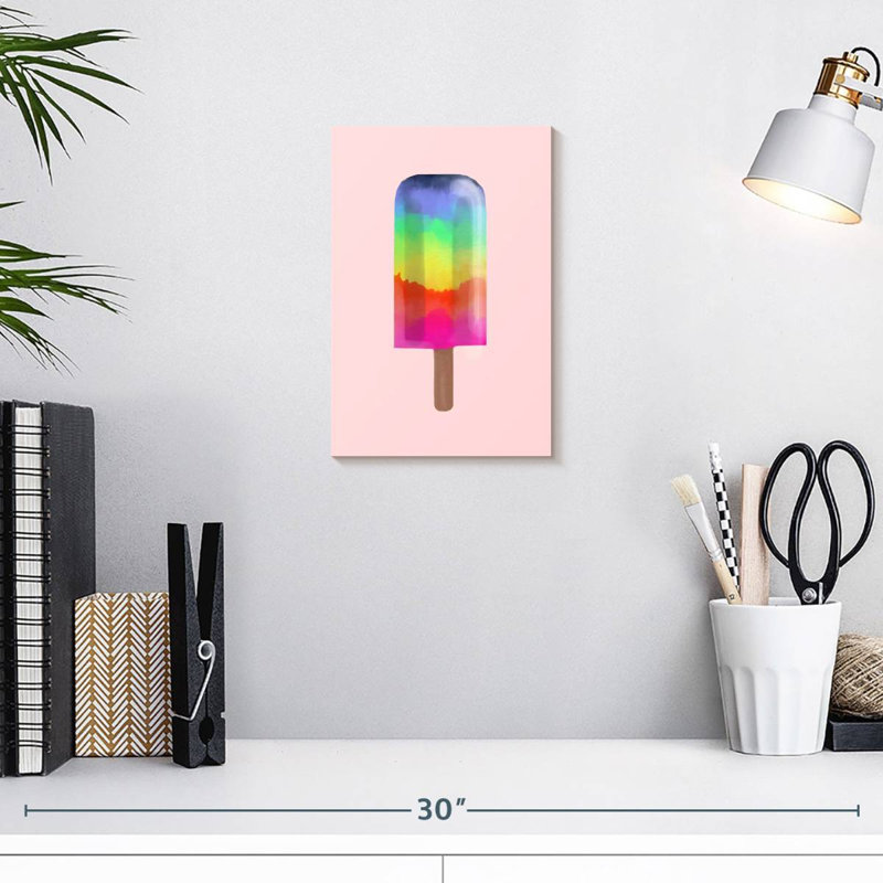 Yarlin Rainbow Popsicle, 12" H x 8" W