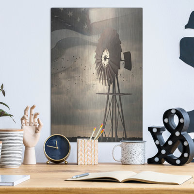 «Land That I Love Windmill I» par Lori Deiter