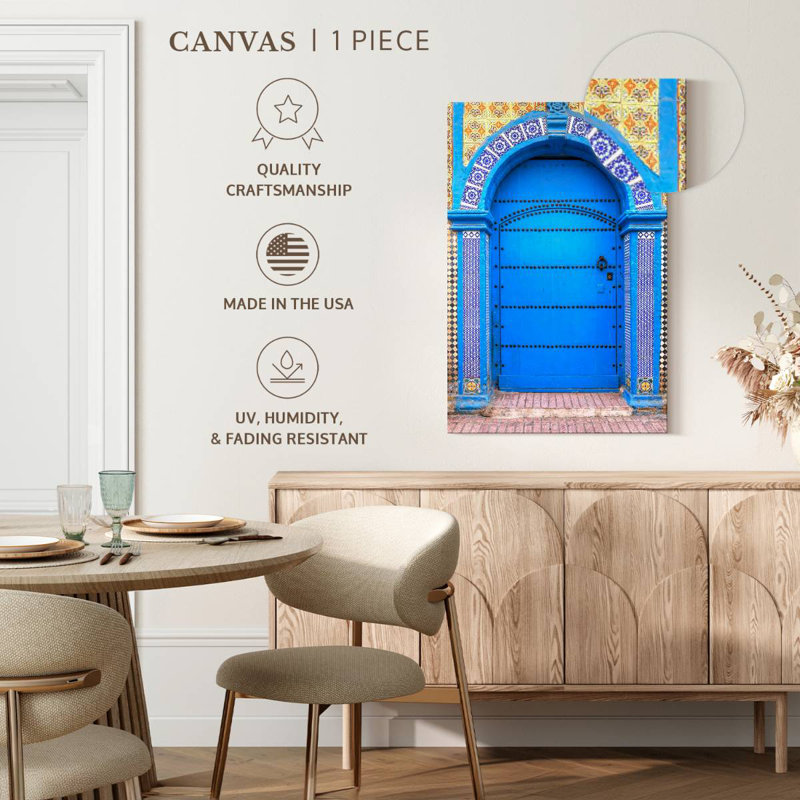 Door In Morocco, 24" H x 16" W