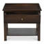 Table de chevet Vianna - brun foncé