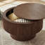 Table basse ronde 29,5 "moderne avec rangement-1115006113
