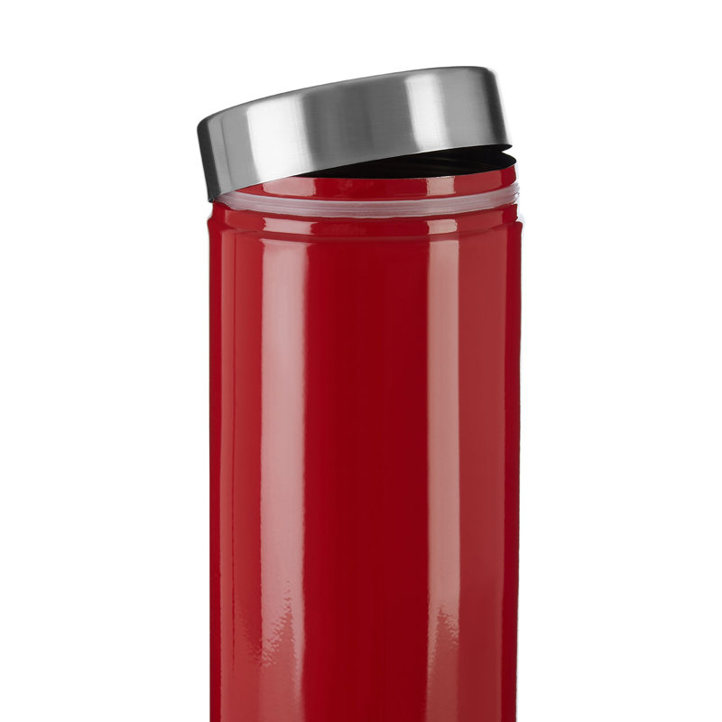 Porcelain China Jar, Red