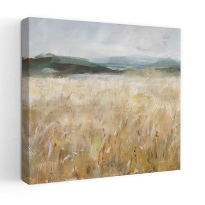 Contemporary Field Of Gold I With Field Fields Art
