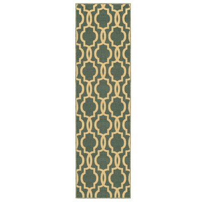 Tapis bleu sarcelle Cabott